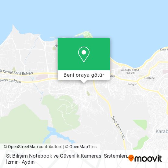 St Bilişim Notebook ve Güvenlik Kamerası Sistemleri harita