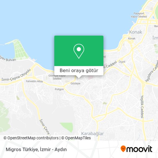 Migros Türkiye harita