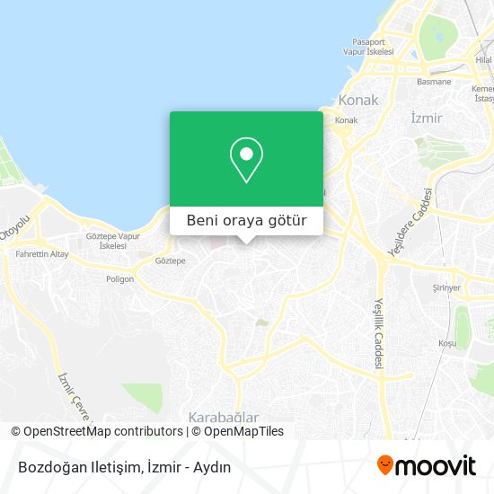 Bozdoğan Iletişim harita