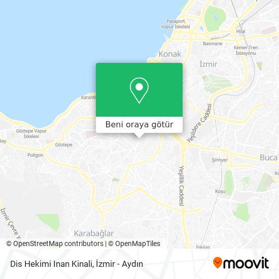 Dis Hekimi Inan Kinali harita