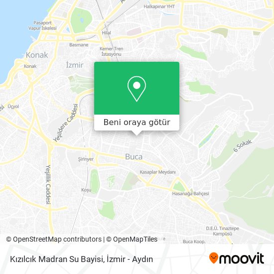 Kızılcık Madran Su Bayisi harita