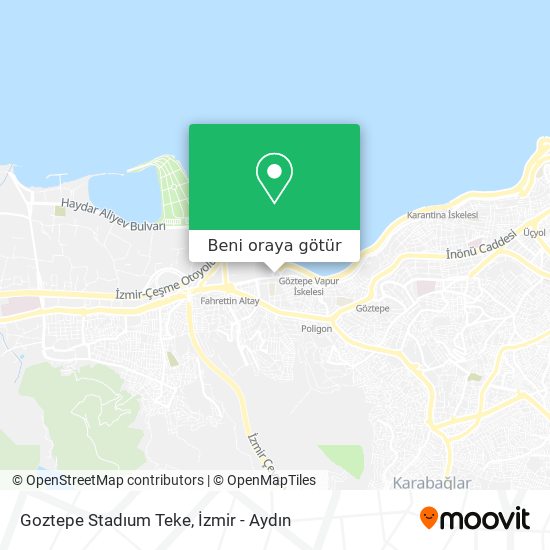 Goztepe Stadıum Teke harita