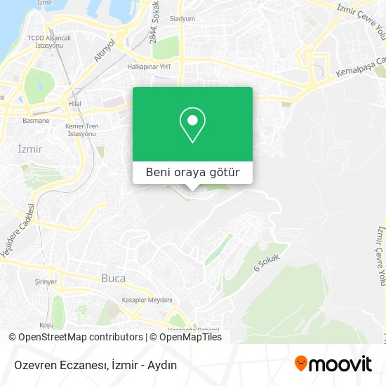 Ozevren Eczanesı harita