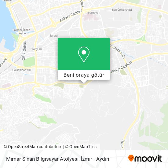 Mimar Sinan Bilgisayar Atölyesi harita