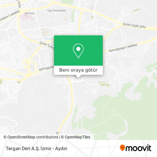 Tergan Deri A.Ş harita