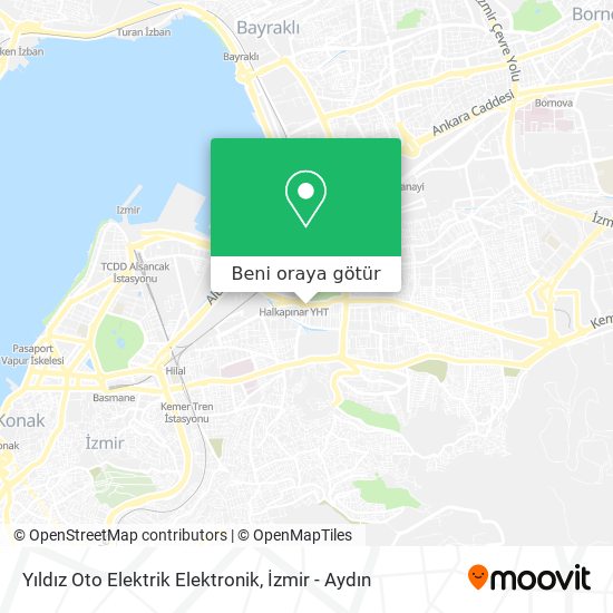 Yıldız Oto Elektrik Elektronik harita