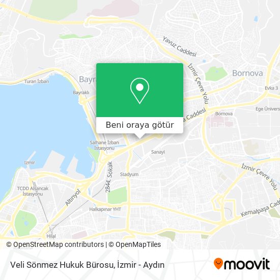 Veli Sönmez Hukuk Bürosu harita
