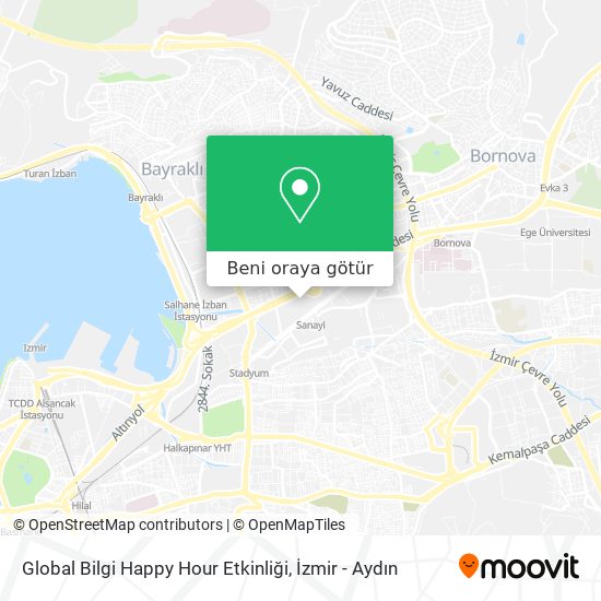Global Bilgi Happy Hour Etkinliği harita