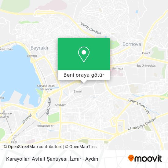 Karayolları Asfalt Şantiyesi harita