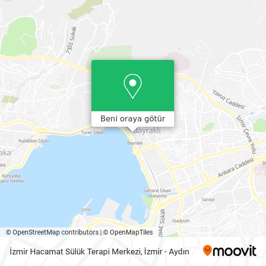 İzmir Hacamat Sülük Terapi Merkezi harita