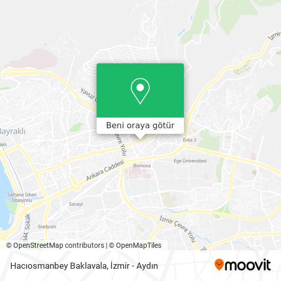 Hacıosmanbey Baklavala harita