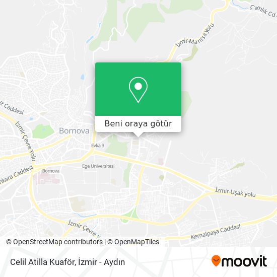 Celil Atilla Kuaför harita