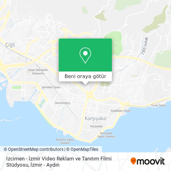 Izcimen - İzmir Video Reklam ve Tanıtım Filmi Stüdyosu harita