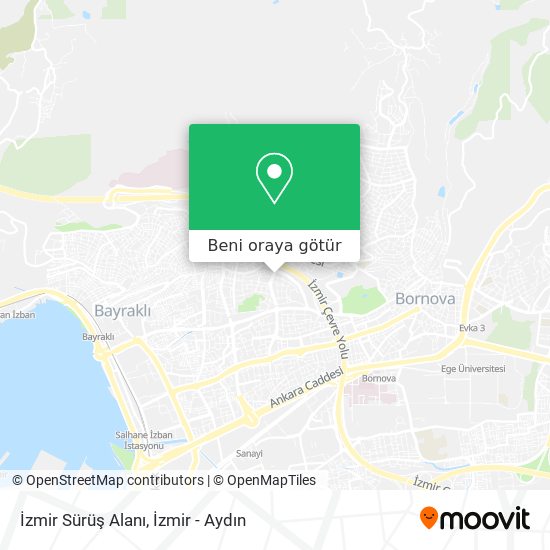 İzmir Sürüş Alanı harita