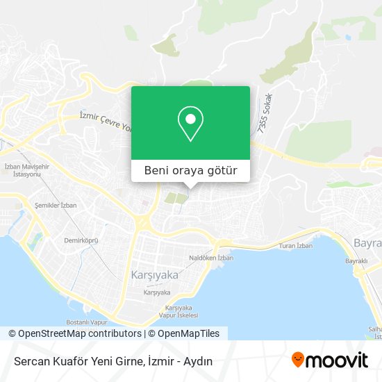 Sercan Kuaför Yeni Girne harita