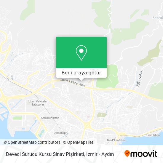 Deveci Surucu Kursu Sinav Pişirketi harita