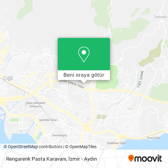 Rengarenk Pasta Karavanı harita
