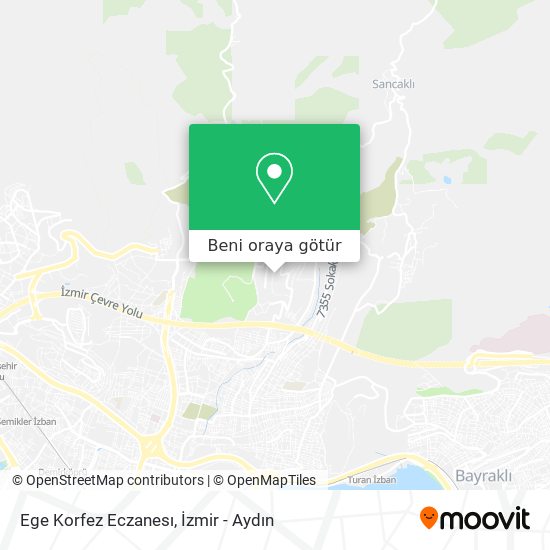 Ege Korfez Eczanesı harita