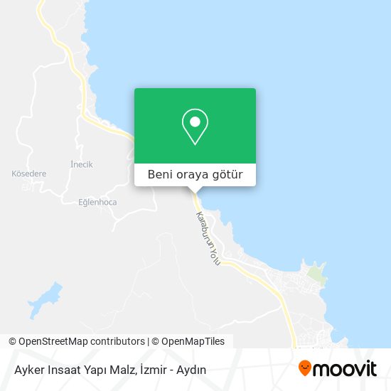 Ayker Insaat Yapı Malz harita
