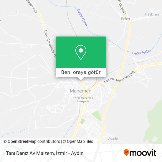 Tanı Denız Av Malzem harita