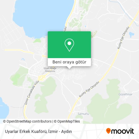 Uyarlar Erkek Kuaförü harita
