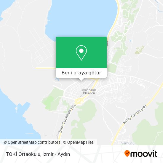 TOKİ Ortaokulu harita