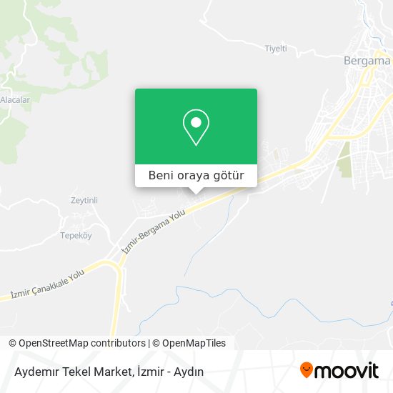 Aydemır Tekel Market harita
