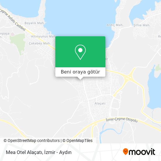 Mea Otel Alaçatı harita