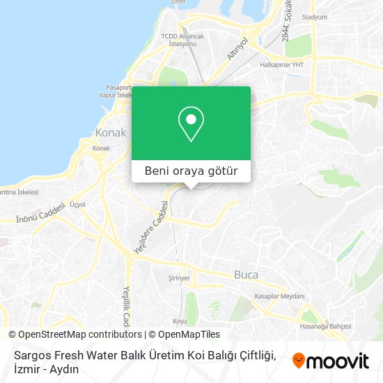 Sargos Fresh Water Balık Üretim Koi Balığı Çiftliği harita