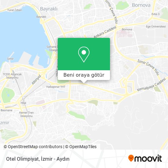 Otel Olimpiyat harita