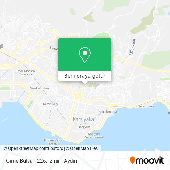 Girne Bulvarı 226 harita