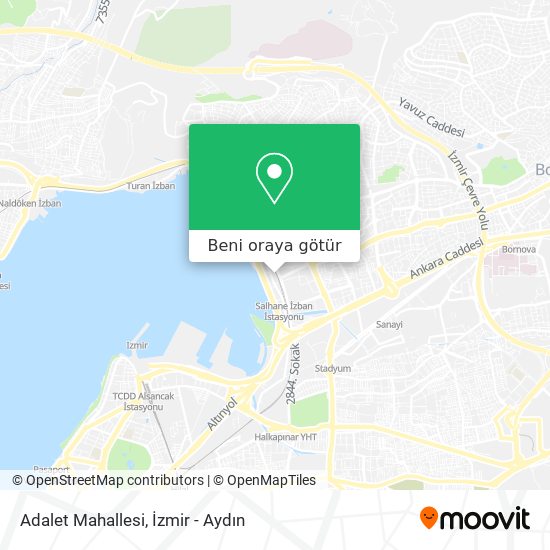 Adalet Mahallesi harita