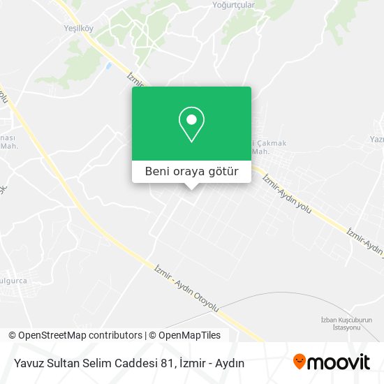 Yavuz Sultan Selim Caddesi 81 harita
