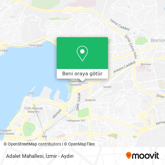 Adalet Mahallesi harita