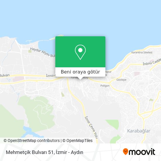 Mehmetçik Bulvarı 51 harita