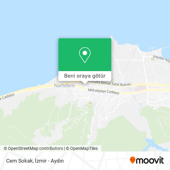 Cem Sokak harita