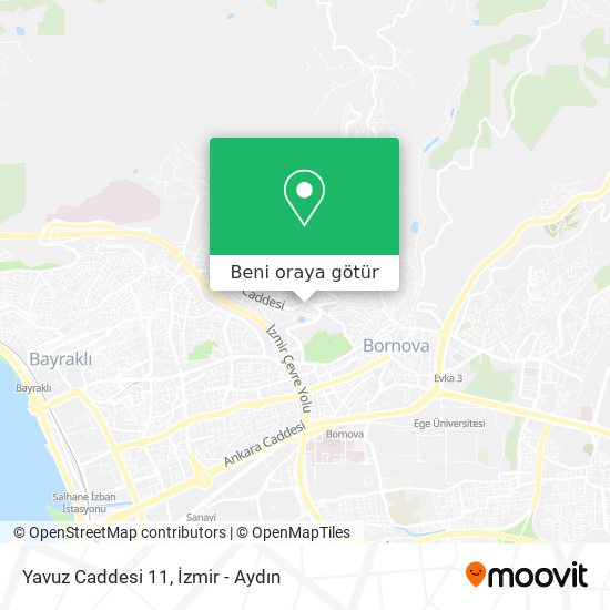 Yavuz Caddesi 11 harita