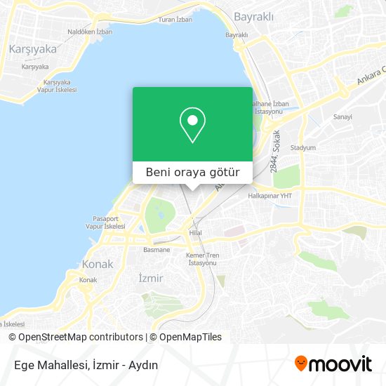 Ege Mahallesi harita