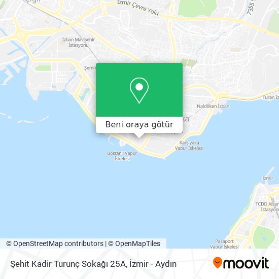 Şehit Kadir Turunç Sokağı 25A harita