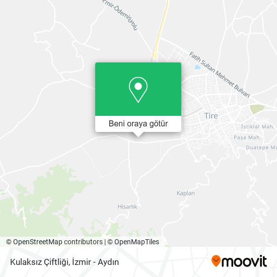 Kulaksız Çiftliği harita