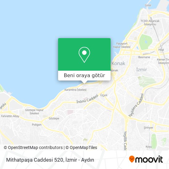 Mithatpaşa Caddesi 520 harita
