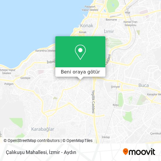 Çalıkuşu Mahallesi harita