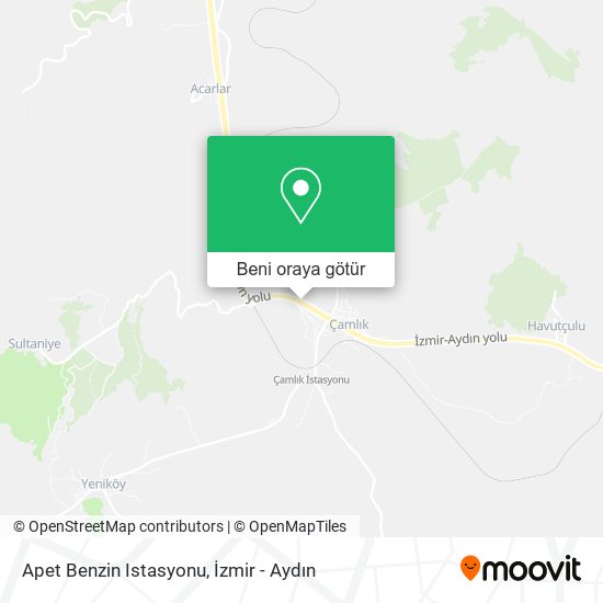 Apet Benzin Istasyonu harita