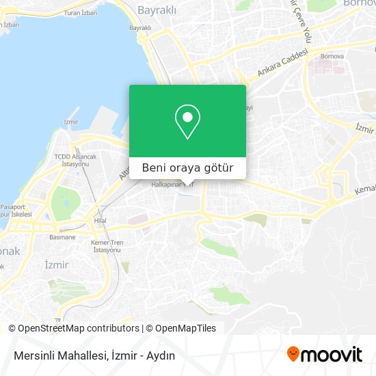 Mersinli Mahallesi harita