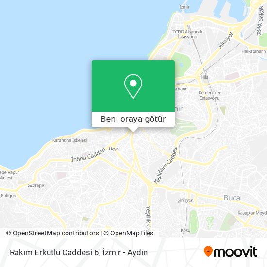 Rakım Erkutlu Caddesi 6 harita