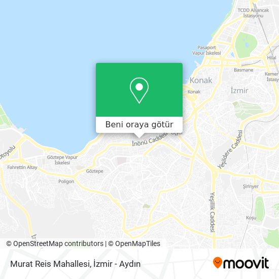 Murat Reis Mahallesi harita