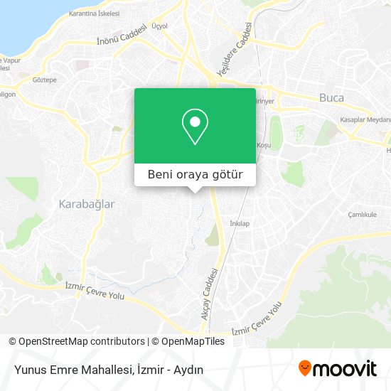 Yunus Emre Mahallesi harita
