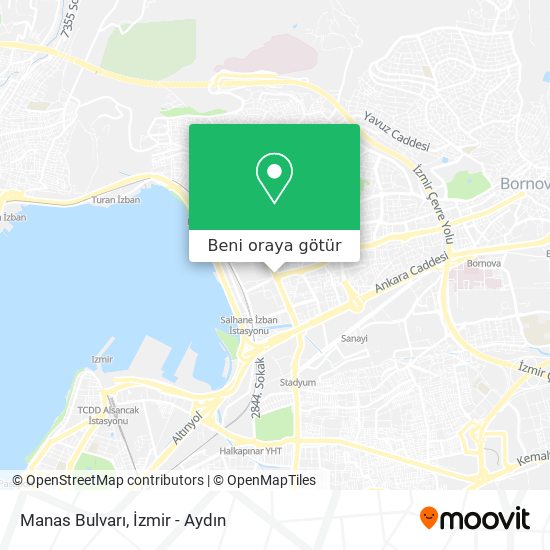 Manas Bulvarı harita