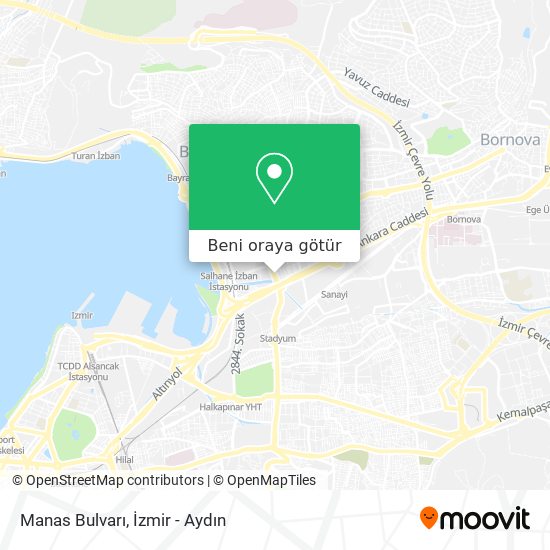 Manas Bulvarı harita