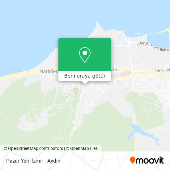 Pazar Yeri harita